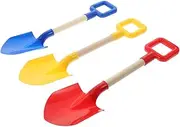 HONMEET 3 Pcs Beach Shovels Lightweight Sand Digging Tools for Boys and Safe Material Shovels for and Backyard Fun