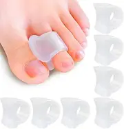 Skeerthy 12 Pieces Gel Toe Separator, Pinky Toe Spacers, Little Toe Cushions for Preventing Rubbing & Relieve Pressure