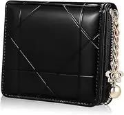 [MOKKHNB] Women Zipper Clutch Wallet Stylish Leather Coin Purse with Card Slots Design for Everyday Use Present Occasion Secure Convenient Storage