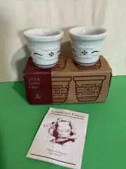 Longaberger Small 2 Pack Votive Cups ( New Open Box)