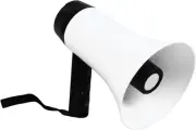 Portable Megaphone Speaker PA Bullhorn, Rechargeable Support 300 Seconds Reco...