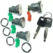 NEW Ford 4 (Four) Door Lock Cylinder Lock-Set LOCKSET W/2 OEM Logo Keys