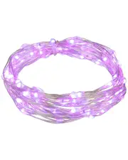 Northlight 100ct Purple LED Micro Fairy Lights on 16ft Copper Wire