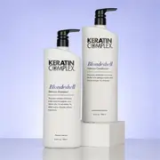Keratin Complex Blonde Shell Shampoo & Conditioner Duo 1lt with Pumps