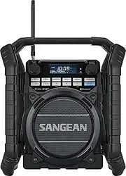 Sangean U4 DAB+/Bluetooth/USB Tough Radio, Black