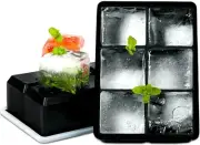Ice Maker Large Cube Square Tray Molds Whiskey Ball Cocktails Silicone Big
