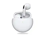 Bluetooth Headphones in Ear Smartphone Compatible Wireless Earbuds with Charging Case -White