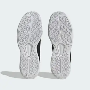 【adidas 愛迪達】休閒鞋 男鞋 運動鞋 網球鞋 Courtflash Speed 黑白 IG9537