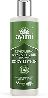 Ayumi Neem & Tea Tree Body Lotion. Vegan, Cruelty-Free, Dermatologically-Tested, 1 x 250ml