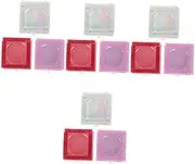 [SOESFOUFU] 4sets False Eyelashes Holding Case Lash Extension Organizer Box Eyelash Storage Case 3pcs*4