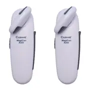 2x Culinare Magican Ergonomic Auto Stainless Steel Tin Can Opener Handheld White
