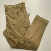 NWT Brooks Brothers Pants Mens 42x32 Traditional Collection Tapered Stretch