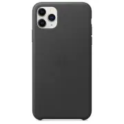 Genuine / OEM Apple Leather Case for iPhone 11 Pro Max - Black