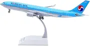 Pre-Built Model Aircraft 29CM Scale Finished Model Collectible Aircraft 1/200 for Korean Air A330-200 HL8228 Airplane Miniature Miniature Airplane Model