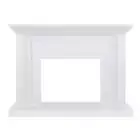 Kingsley Electric Fireplace Heater White Mantel