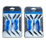 2x iFrogz ZAGG Audio Essentials Aux 3.5mm Extend Splitter Cable
