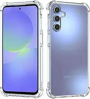 for Samsung A36 Case,for Samsung Galaxy A36 Case,Clear[Anti-Yellowing][Shockpoof][Military Grade Protection] Reinforced Corners Slim Fit Soft Flexible TPU Bumper Phone Case for Samsung A36,Clear