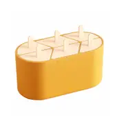2PCS Food Safe Ice Cream Molds 6 Cell Frozen Ice Cube Molds Popsicle Maker DIY Homemade Freezer Ice Lolly Mould Kitchen Gadgets