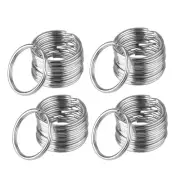 100PCS Key Rings Bulk Split Key Rings Keychain Rings and Crafts 1 Inch (25Mm)