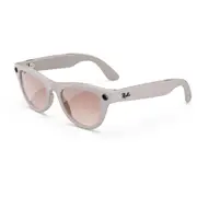Ray-Ban | Meta Skyler AI glasses (Shiny Chalky Grey/Gradient Cinnamon Pink)