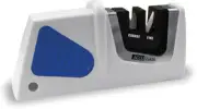 AccuSharp White/Blue Compact Pull-Through Carbide/Ceramic Knife Sharpener 080C