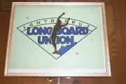 Surf Club Wall Art : Santa Cruz Longboard Union sticker ( Large )