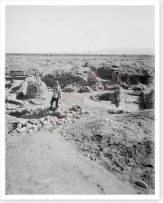 Tell Ghassul-Sodom Jordan Holy Lands Circa 1920's Silver Halide Photo #2