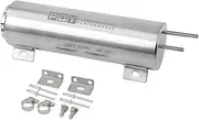 PQY Radiator Coolant Overflow Puke Tank Polished Stainless Steel 3"×10"