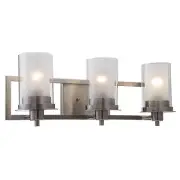 Satin Nickel Juno Series 3 Light Bath & Wall Fixture: 73472