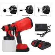 Split Spray Gun Wireless Electric Paint Sprayer Auto Furniture Coating Airbrush