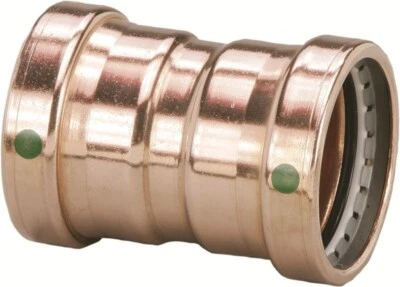 Viega 20733 3" x 3" ProPress XL-C Copper Coupling with Stop, Press Connection