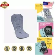 Fully Reversible Cooling Stroller Seat Liner in Seaside Blue - Easy Care Design
