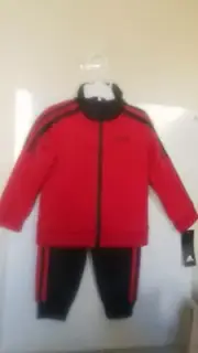 Adidas three Stripes Track Jacket Set boys 2T
