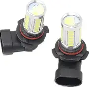 Car Fog Lights For B&MW 7 Series E65 E66 730 740 745d 735 745 760 2001-2005 LED Fog Lamp Front Fog Lights Fog Lamp With Led Bulbs(Pair LED FOG LIGHT)