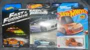 2012 HOT WHEELS FAST & FURIOUS TOYOTA SUPRA/PREMIUM SUPRA/TOONED SUPRA
