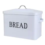 HG Metal Bread Box With Handle Multifunction Excellent Sealed Iron Retro Bread