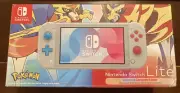 Nintendo Switch Lite Zacian & Zamazenta Pokemon Sword Shield Limited Edition