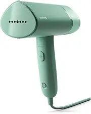 [Philips] 3000 Series Handheld Steamer - 1000W, 20 g/min Steam, Detachable 100ml Water Tank, Plastic Plate, Green (STH3010/70)