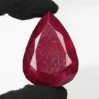 222.05 Ct Natural Red Ruby Pear Cut Earth Mined Certified Loose Gemstone