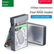 Tow 2.5 INCH SATA III SSD HDD HARD DISK DRIVE BOX EXTERNAL USB3.0 ENCLOSURE CASE