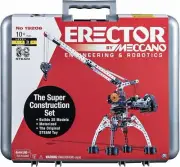Meccano Erector Super Construction 25-in-1 Motorized Building Set, Steam Toy,