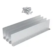 4Pcs Straight Rain Diverter Roofing Gutter Guards Gutter Splash Guard