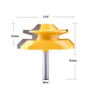1PCS 8mm Shank 45 Degree - Up to 1" Stock Lock Miter Router Bit