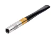 Dr. Watson - 3.5" Art Deco Metal Cigarette Holder, fits Extra Slim Cigarettes