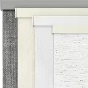 AOSKY Linen Roller Blinds Shades for Indoor Windows Pull Down Cordless Blackout Black Out Window Shade 27 inch Blinds for Home Linen