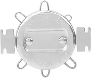 Lancoon Spark Plug Gap Gauge, Clearance Measuring Tool with 0.025-0.045"/0.64-1.14mm Metric and Inch Measurement Adjustable Gapper Easy to Read for Motorcycles Cars Silver