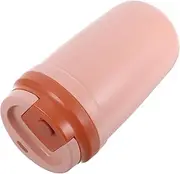 GLEAVI Stainless Steel Coffee Cup Silica Gel Self Mixing Coffee Cup Pink Stainless Steel Magnet Milk Boiling Pot Coffee Cup Automatic Mixing Cup Copper