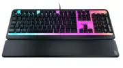 Magma Silent Membrane Switch PC Gaming Keyboard with 5 Zone/10 LED AIMO RGB T...