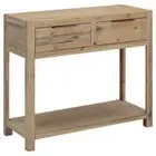 Solid Acacia Wood Console Table Hallway Side Table Desk Display Rack vidaXL