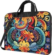 KHiry Laptop Shoulder Bag Laptop Bag Computer Bag Mexican Messenger Bag for Unisex